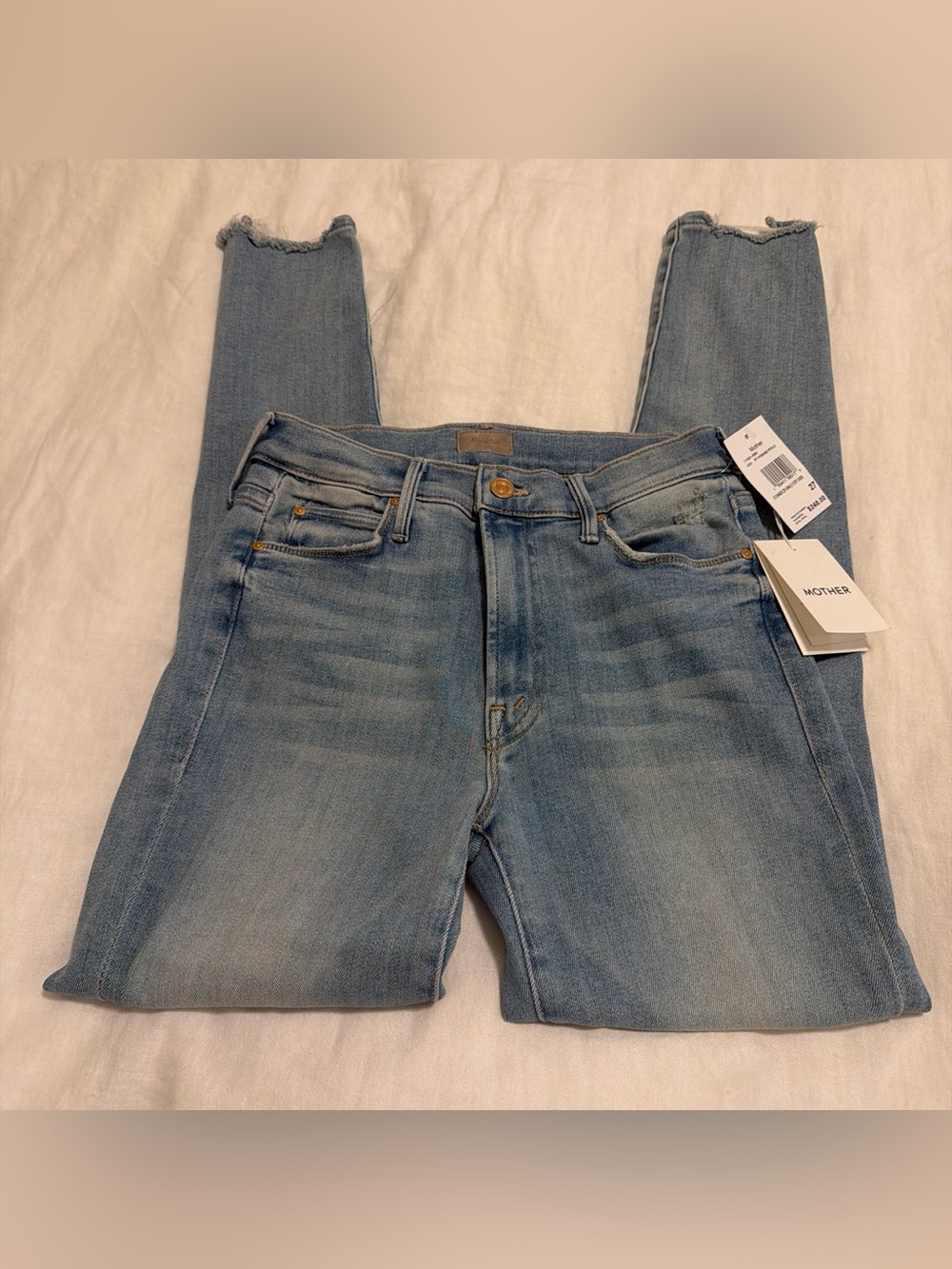MOTHER Light Blue Denim Jeans